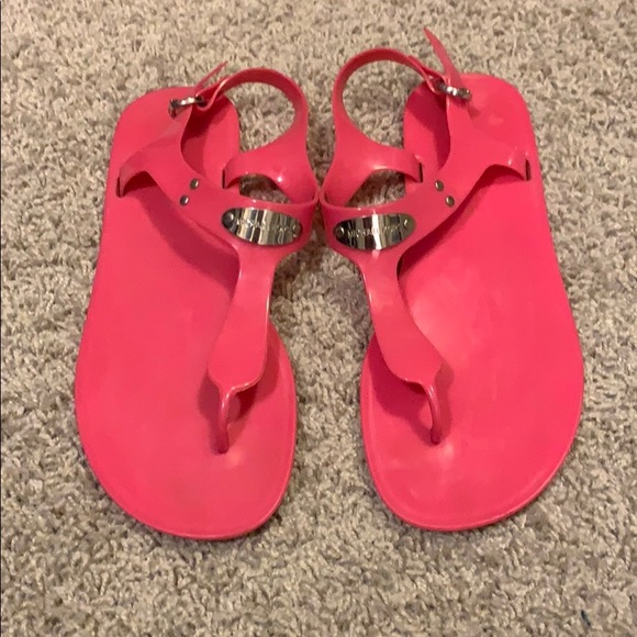 michael kors rubber sandals